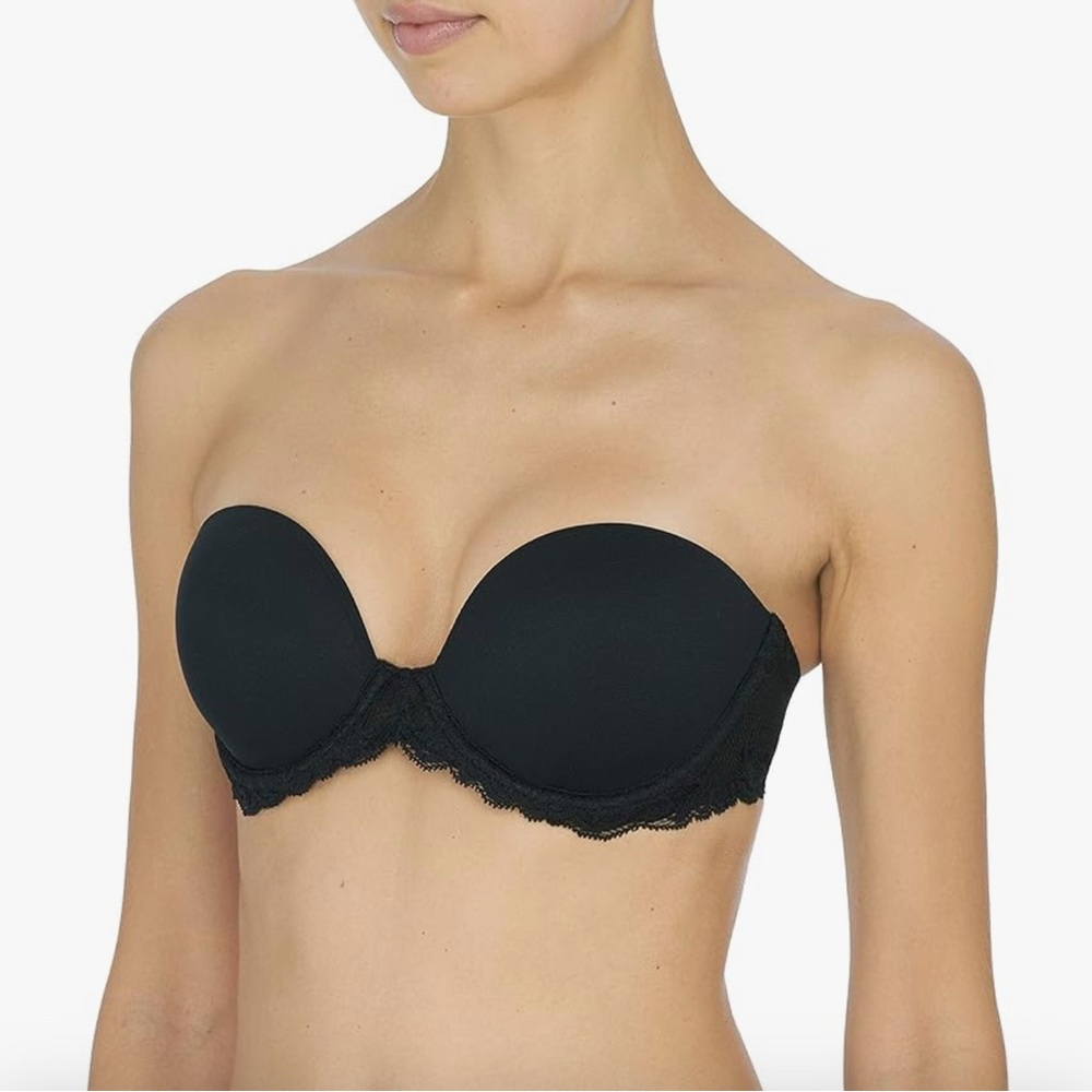 Natori Women's Feathers Strapless Plunge Multiway Bra